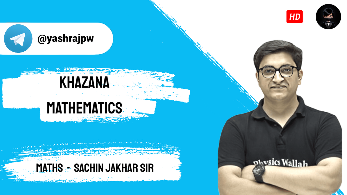 12th Mathematics By Sachin Sir Khazana
